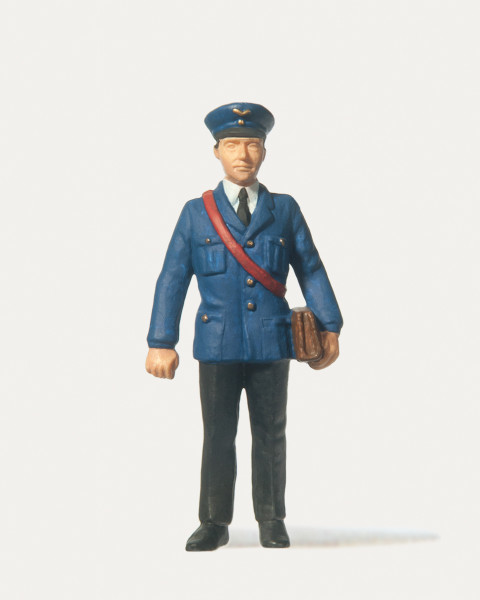 Zugführer mit Tasche