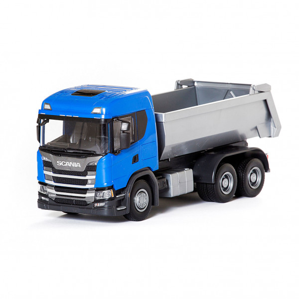 Scania-Kipper 3-achsig, blau