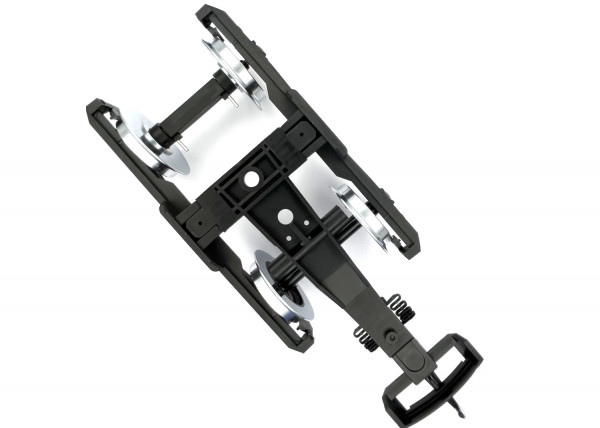 Drehgestell mit Haken und Räder montiert