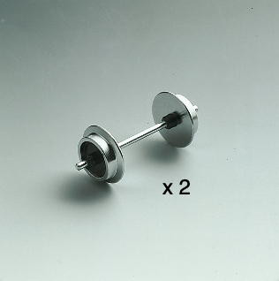 Metall-Feldbahnradsatz Ø 20 mm, 2 Stück