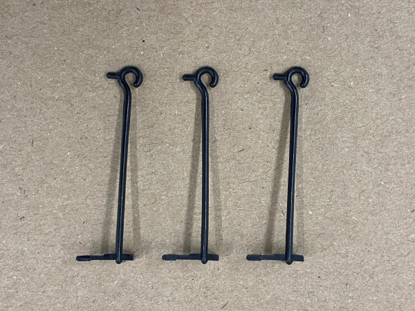Schürhaken, 3 Stück