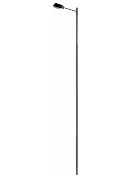 Peitschen-Laterne hellgrau, 35cm