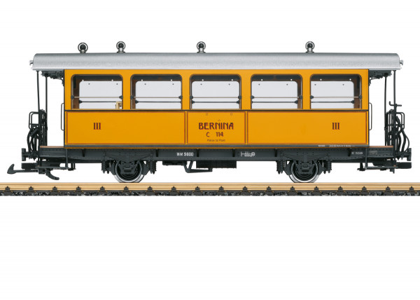 RhB-Personenwagen gelb, C 114