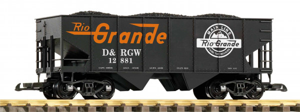 D&RGW-Schüttgutwagen mit Kohleladung