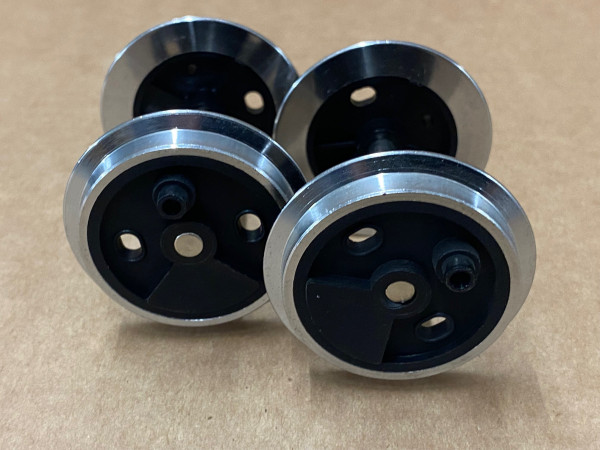 Radsatz mit kurzem Zapfen ohne Einstich