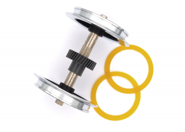 Radsatz mit Einstich