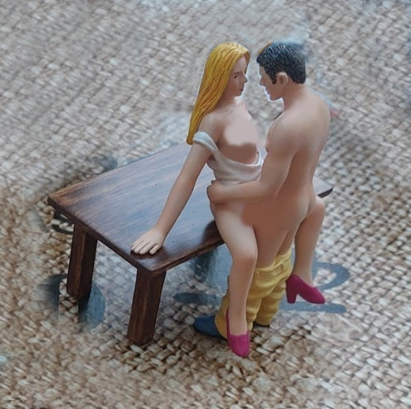 Erotikfiguren-Paar, Set 4