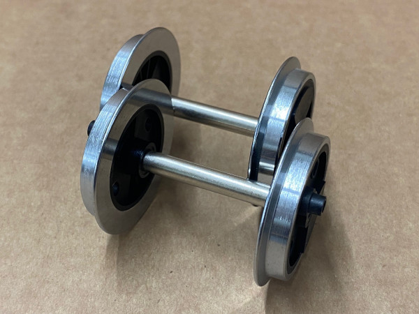 Scheiben-Radsatz kurzer Zapfen, 2 Stück