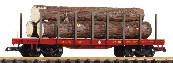 SF-Rungenwagen mit Holzladung