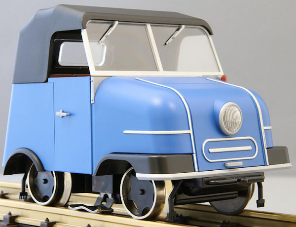 Schienentrabi-Gleiskraftrad GKR Typ 1, blau