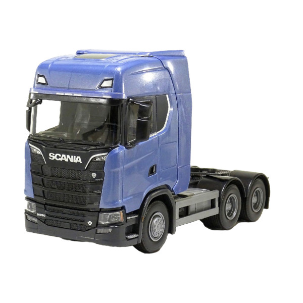 Scania-LKW-Zugmaschine 3-achsig, blau