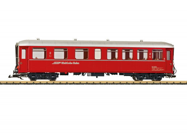RhB-Schnellzugwagen, rot, 1/2. Klasse