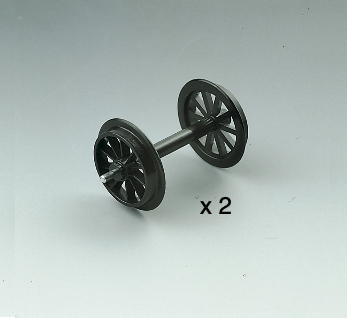 Kunststoff-Speichenradsatz Ø 31 mm, 2 Stück