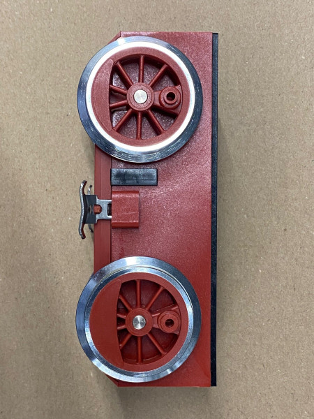 Getriebe montiert, Sonderbauform schwarz/rot