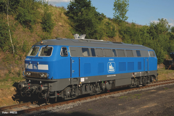PRESS-Diesellok BR 218, blau