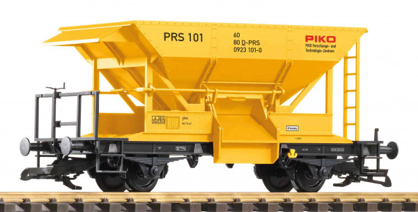 Bahnbau-Selbstentladewagen, 2-achsig, gelb