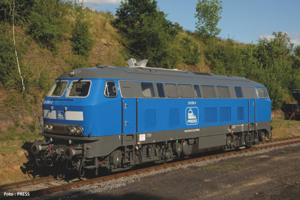 PRESS-Diesellok BR 218, blau, Sound