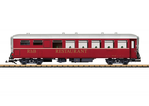 RhB-Speisewagen, rot