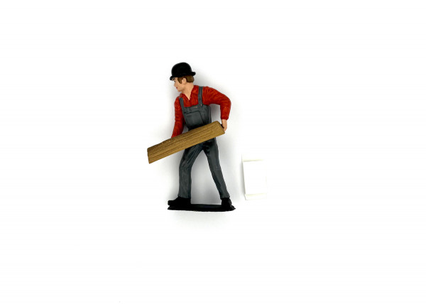 Heizer mit Holz, KK