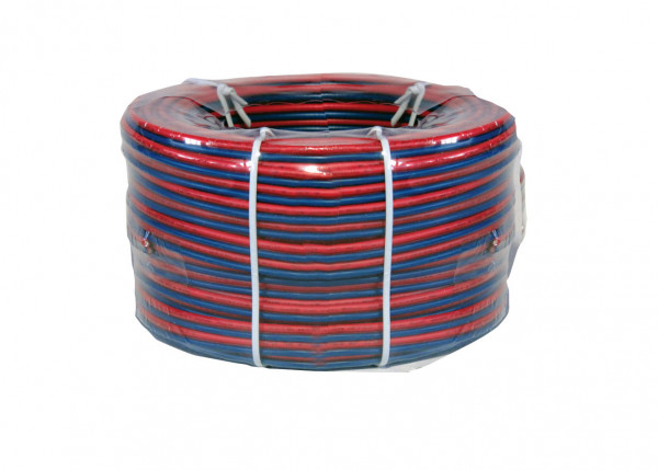 Kabel rot/blau, 25 Meter, 1,5 mm²