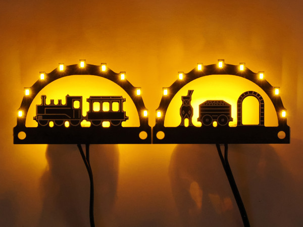 Miniatur-Schwibbögen, 4 cm, 2 Stück