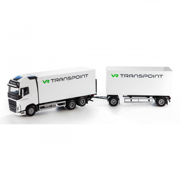 Volvo-Lieferfahrzeug mit Anhänger, VR-TRANSPORT