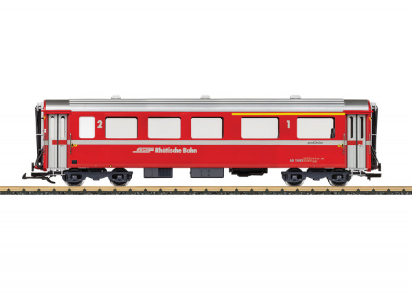RhB-Schnellzugwagen rot, 1./2. Klasse, AB 1543