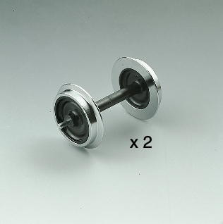 Metall-Vollradsatz Ø 31 mm, 2 Stück