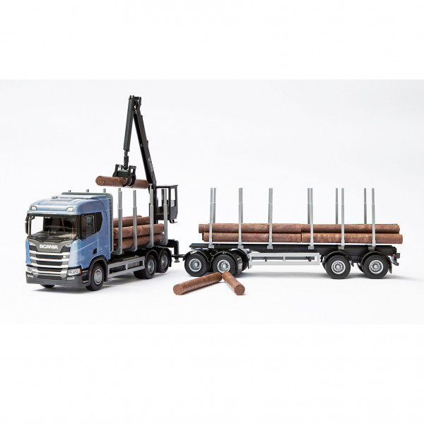 Scania-Highline-Holztranporter, Kabinen-Ladekran