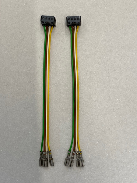 Motorkabel mit Stecker, 4-polig, 2 Stück