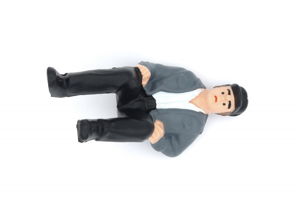 Lokführer sitzend, grau/schwarz ähnlich 2055/90