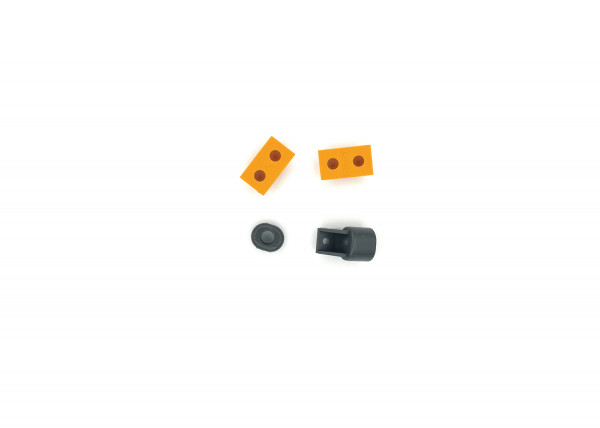 Lampe grau mit Einsatz gelb, 4-teilig für 2055, KK