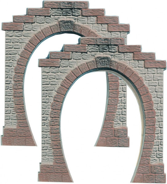 Tunnelportal, 1-gleisig, 2 Stück