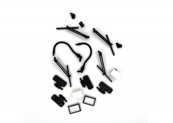 Sortiment Steckteile Spiegel etc.