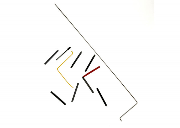 Handlaufstangen, Stützen (schwarz), rechts